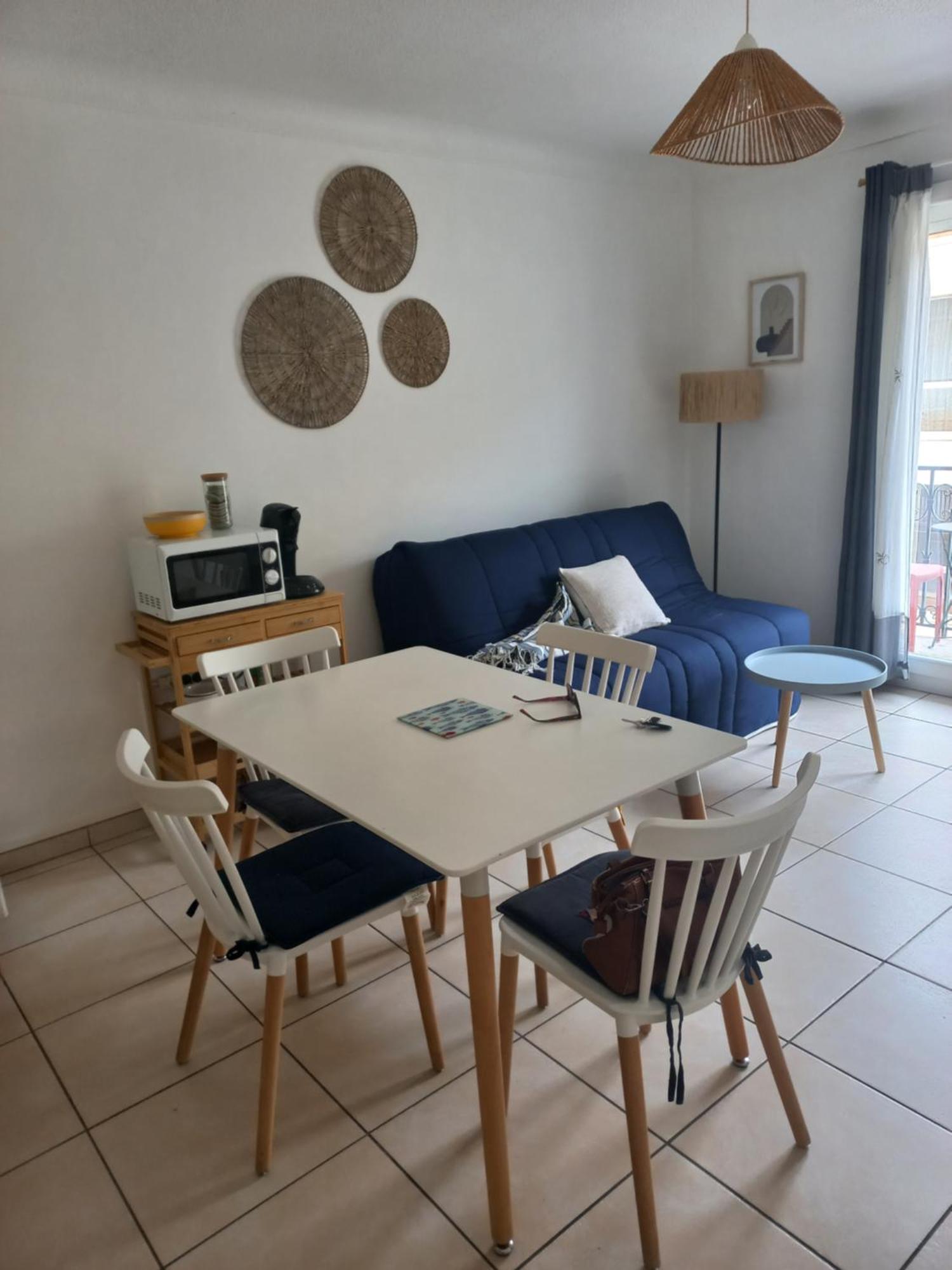 Canet Plage Appartement Vue Laterale Mer, 1 Chambre , Wifi, Climatisation, Parking Securise Couvert Bagian luar foto